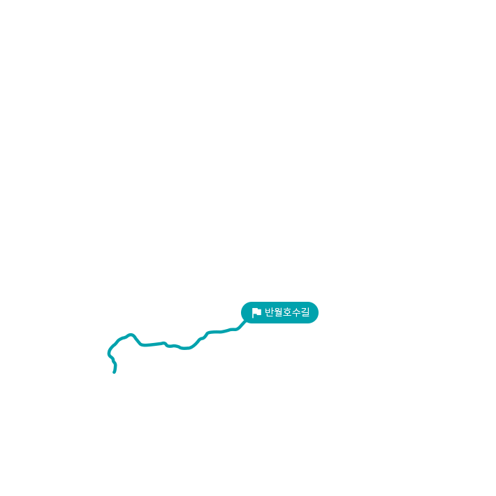 8코스 - 반월호수길 경로 이미지